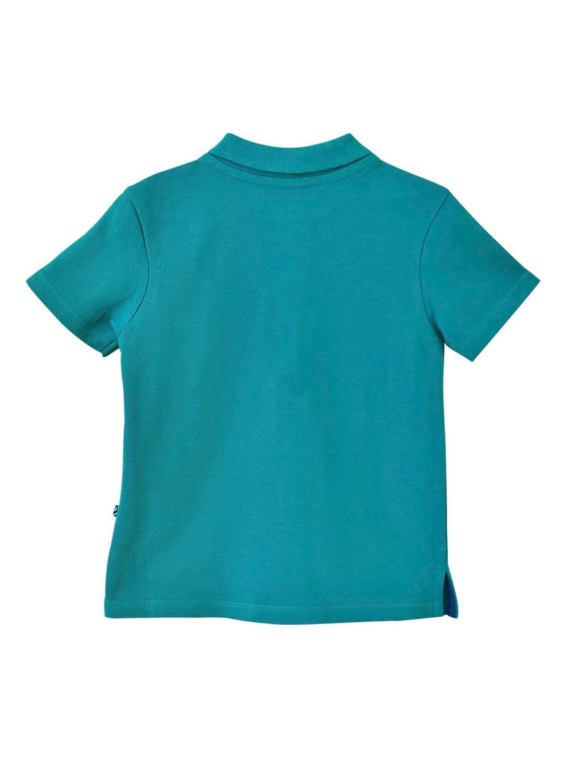 POLO COTON CARCASSONE Bleu - Kiabi