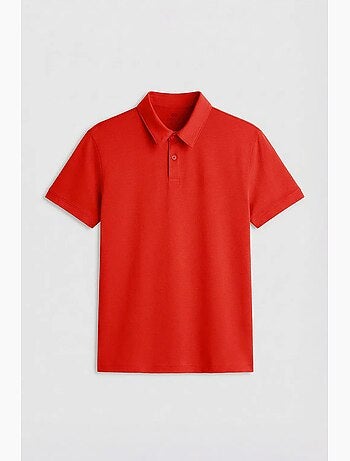 T-shirt polo homme en coton et élasthanne tommy
