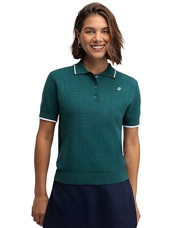 Polo de golf maille femme golf femme hazard teal