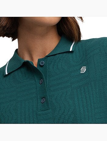 Polo de golf maille femme golf femme hazard teal
