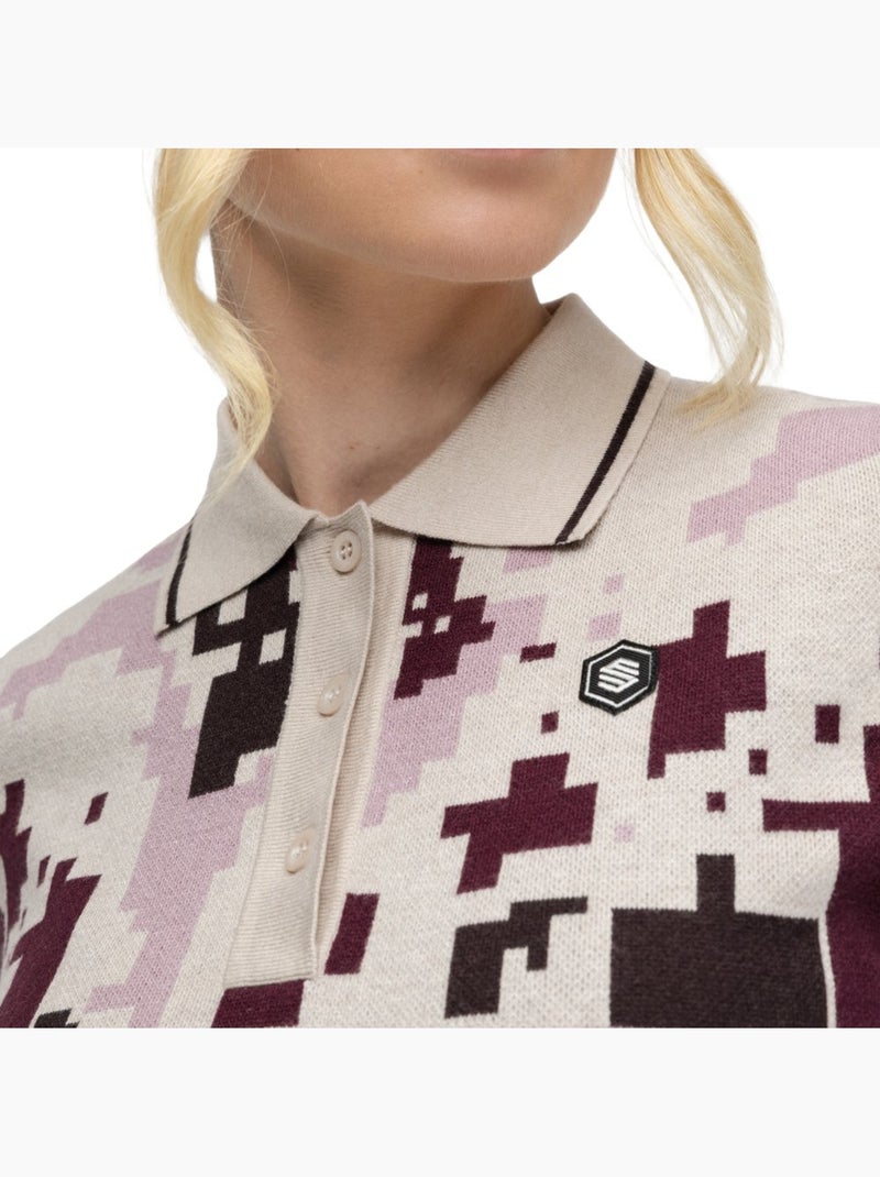 Polo de golf maille femme golf femme hazard-w Rose - Kiabi