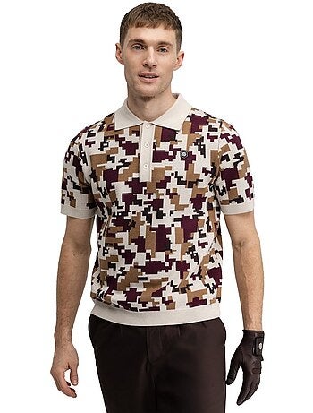 Polo de golf maille homme golf homme trevino sand