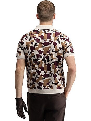 Polo de golf maille homme golf homme trevino sand