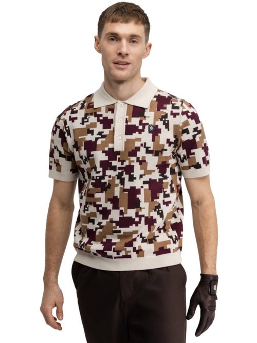Polo de golf maille homme golf homme trevino sand - Kiabi Polo de golf maille homme golf homme trevino sand - Kiabi