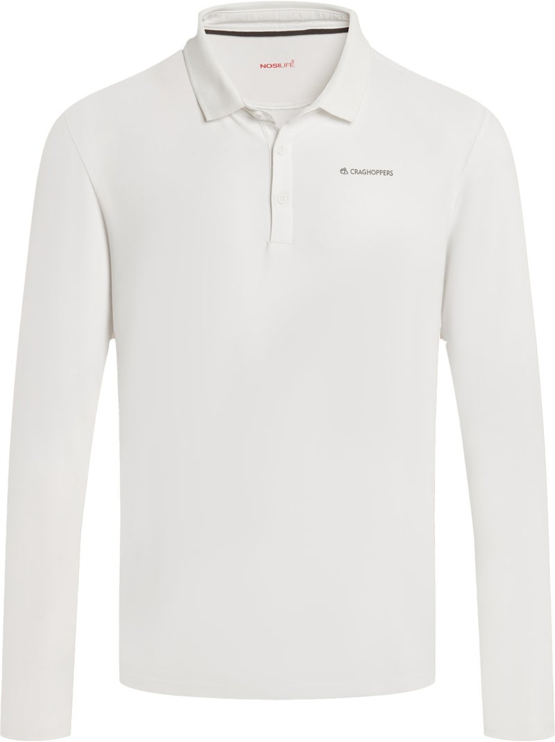 Polo de golf manches longues bramshaw - craghoppers Blanc - Kiabi