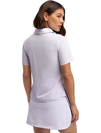 Polo de golf technique manches courtes femme golf femme sawgrass lilac