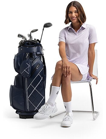 Polo de golf technique manches courtes femme golf femme sawgrass lilac