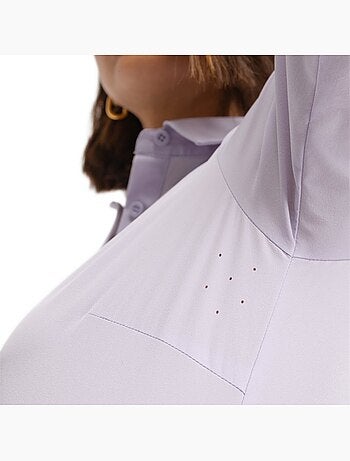 Polo de golf technique manches courtes femme golf femme sawgrass lilac