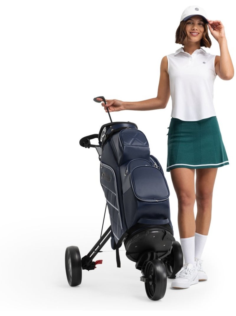 Polo de golf technique sans manches femme golf femme llorea Blanc - Kiabi