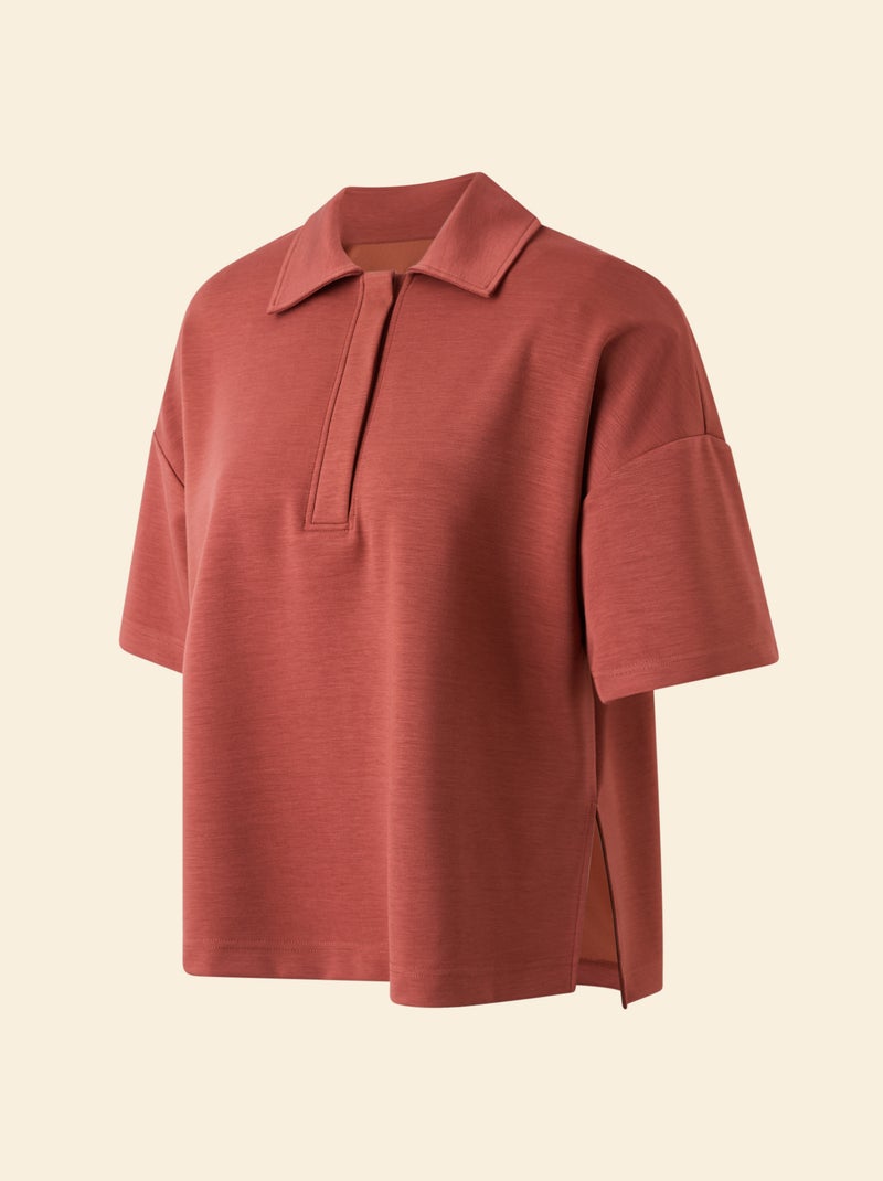 Polo de sport oversize - (ekstract) Terracotta - Kiabi