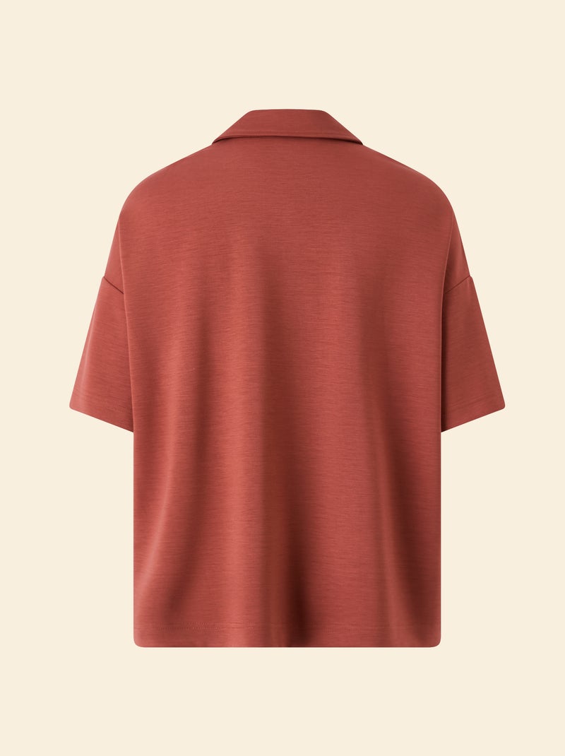 Polo de sport oversize - (ekstract) Terracotta - Kiabi