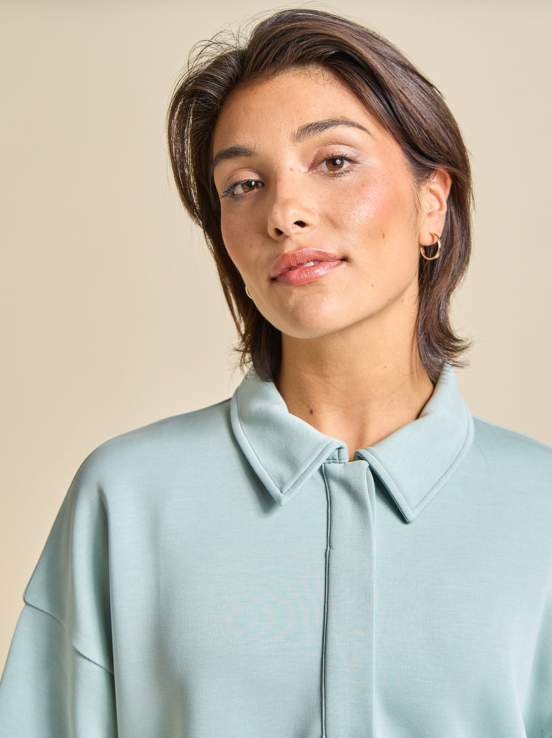 Polo de sport oversize - (ekstract) Vert - Kiabi