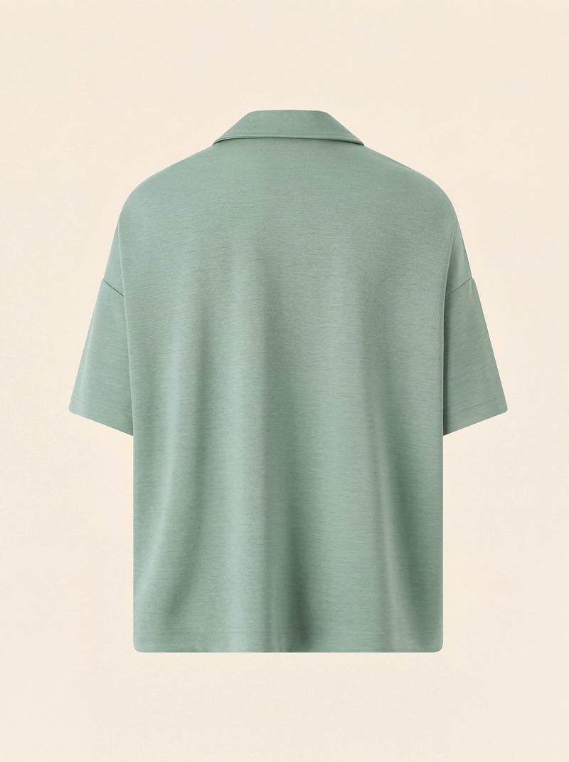Polo de sport oversize - (ekstract) Vert - Kiabi
