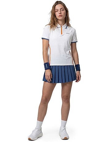 Polo de tennis demi-zip femme tennis femme player-w