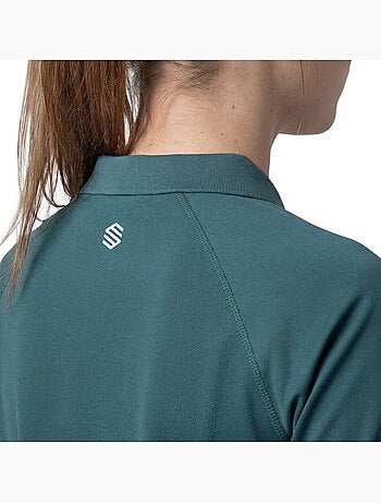 Polo de tennis demi-zip femme tennis femme player-w