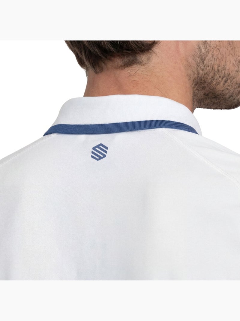 Polo de tennis demi-zip homme tennis homme player Blanc - Kiabi