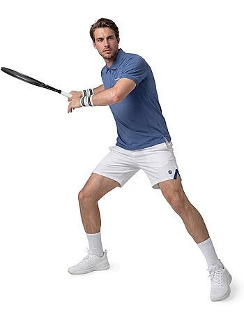 Polo de tennis demi-zip homme tennis homme player navy