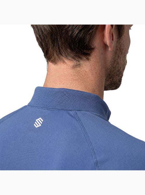 Polo de tennis demi-zip homme tennis homme player navy - Kiabi