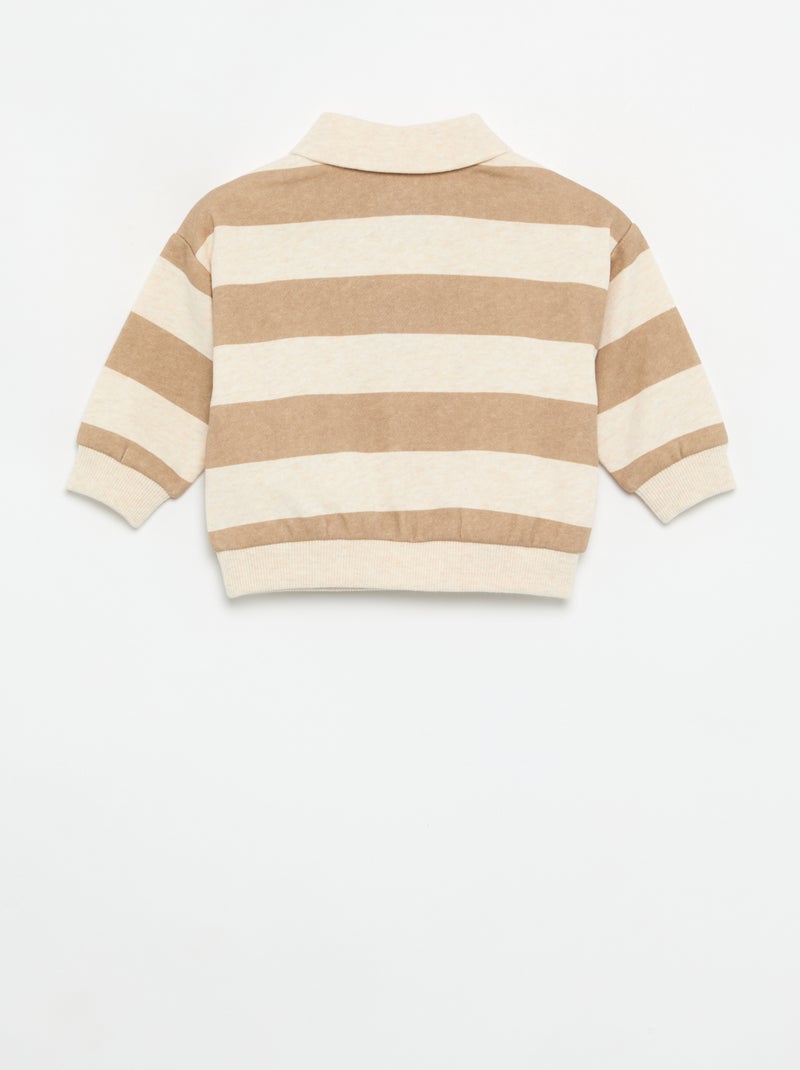 Polo 'Disney' en polaire Beige - Kiabi