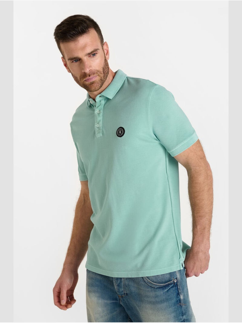 Polo dylon 'le temps des cerises' Bleu - Kiabi