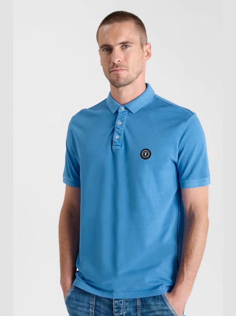 Polo DYLON 'Le Temps Des Cerises' Bleu - Kiabi