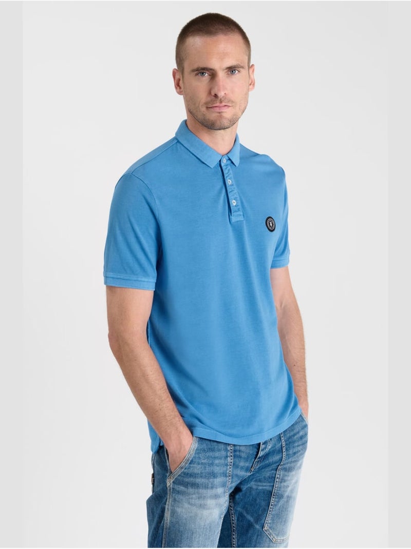 Polo dylon 'le temps des cerises' Bleu - Kiabi