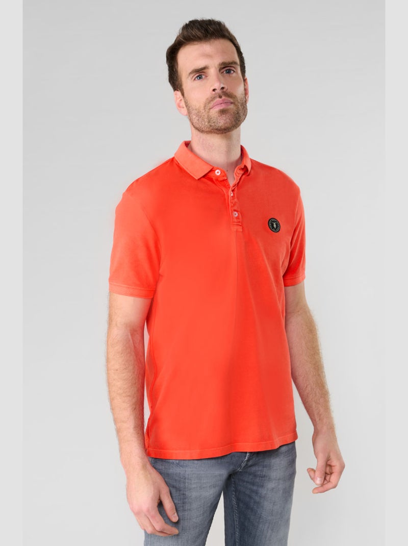 Polo DYLON 'Le Temps Des Cerises' Orange - Kiabi