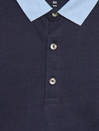 Polo effet 2-en-1 à manches courtes