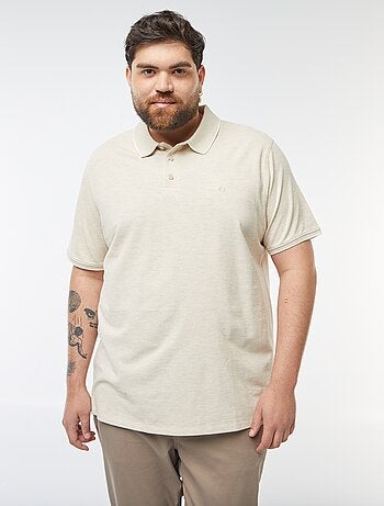 Polo en coton à contrastes
