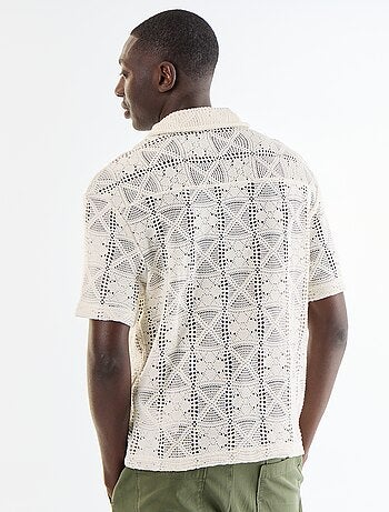 Polo en coton uni pour homme