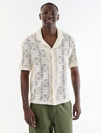 Polo en coton uni pour homme