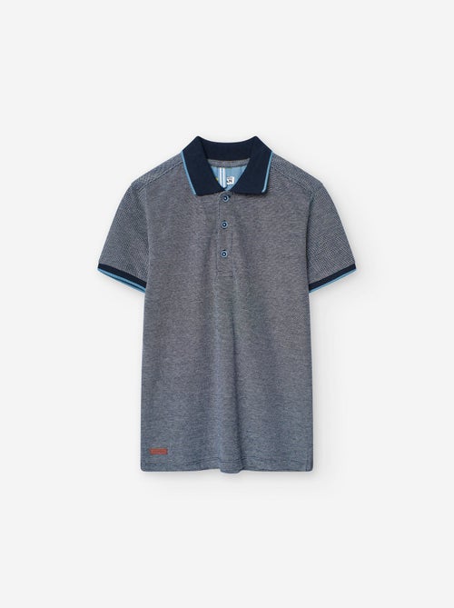 Polo en Coton avec Détails en Contraste - Kiabi