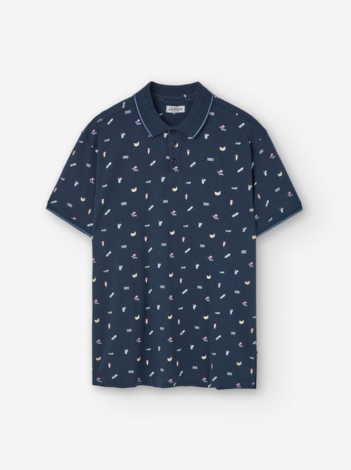 Polo en Coton avec Motif - Kiabi