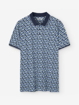 Polo en Coton avec Motif