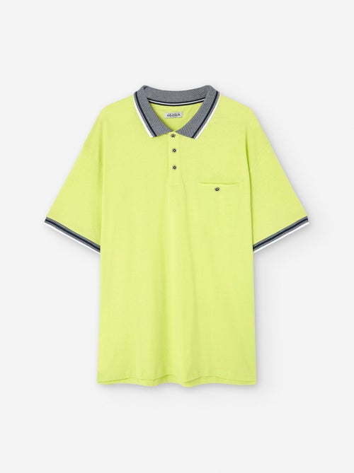 Polo en Coton avec Poche - Kiabi