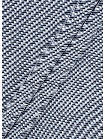 Polo en coton bleu ciel en maille piquée tricolore à coupe regular fit