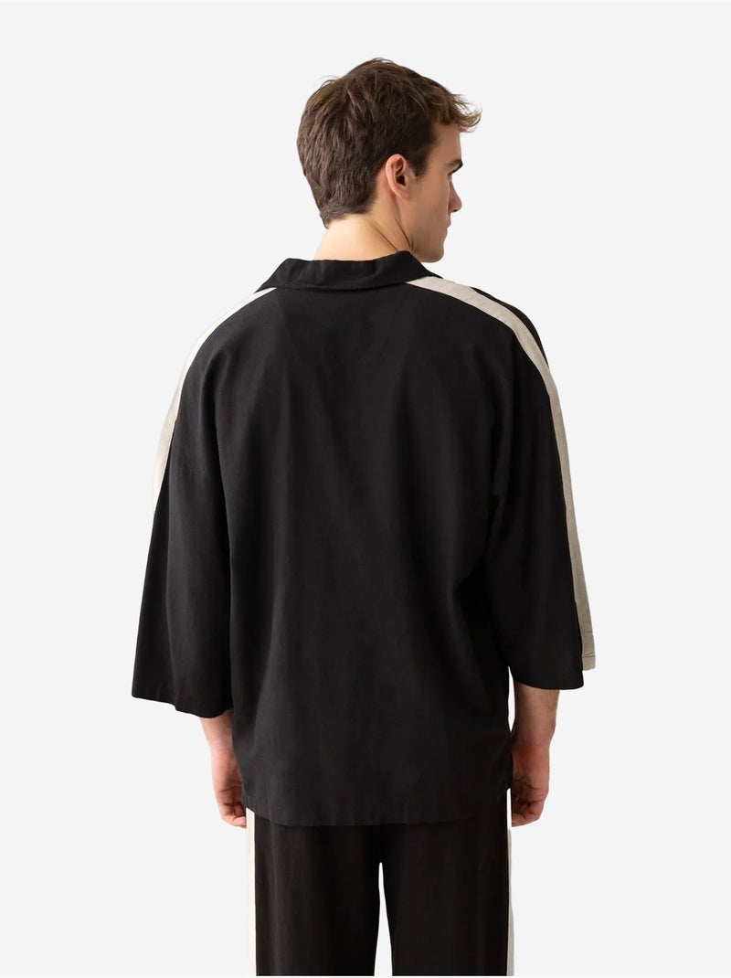 Polo en coton giesto Noir - Kiabi