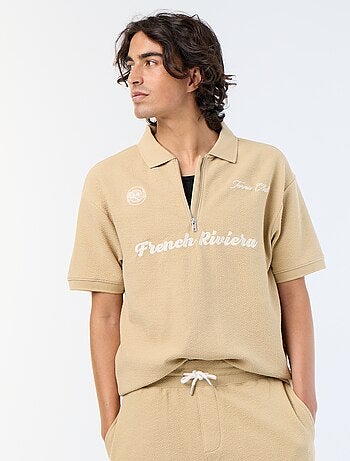 Polo en coton homme à manches courtes