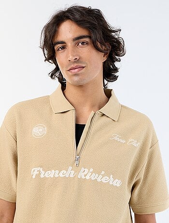 Polo en coton homme à manches courtes