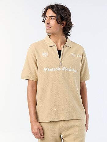 Polo en coton homme à manches courtes