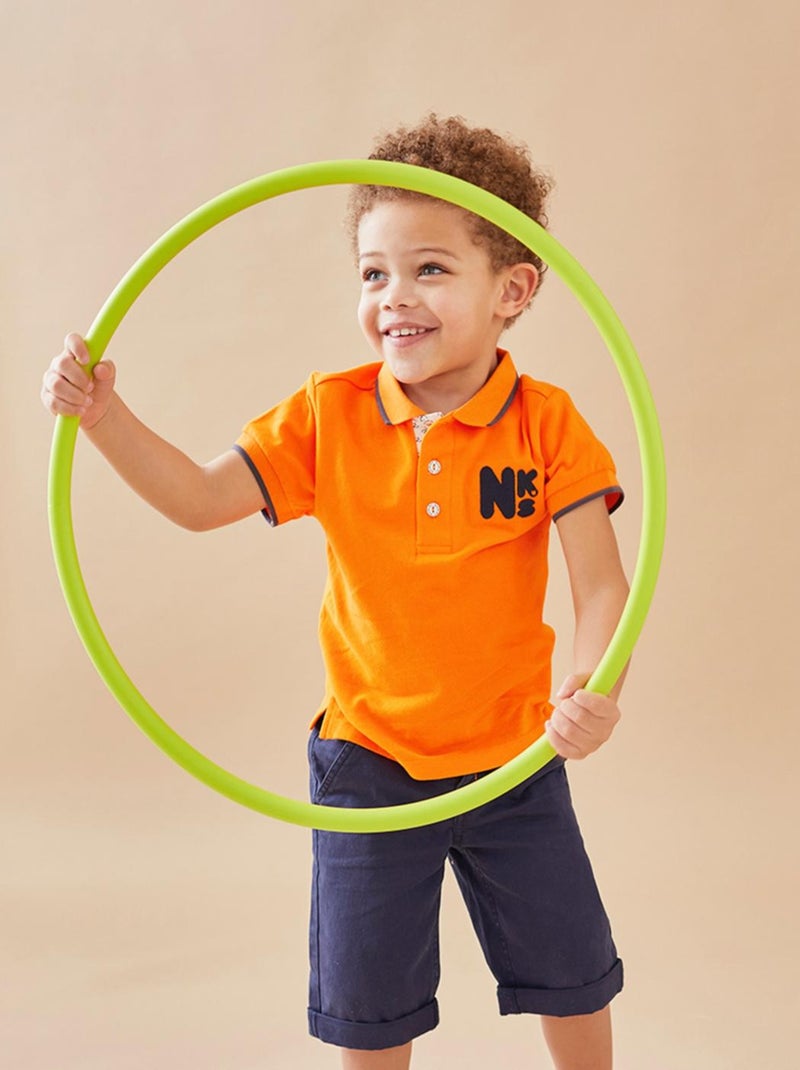 Polo en coton piqué, - Noukie's Orange - Kiabi