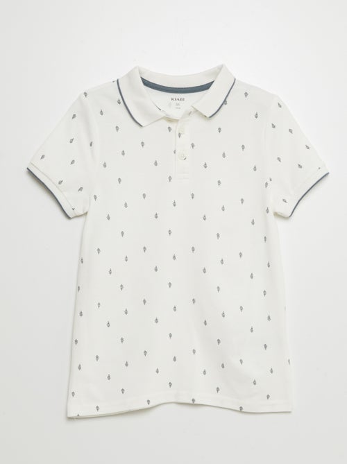 Polo en coton piqué - Kiabi
