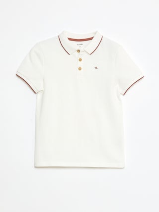 Polo en coton piqué