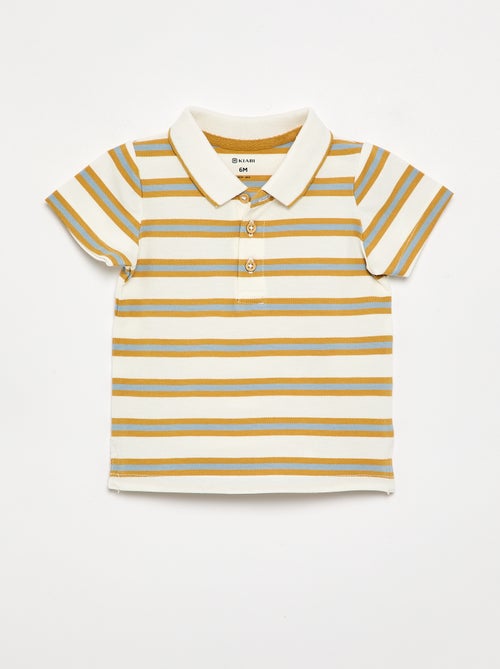 Polo en coton piqué - Kiabi
