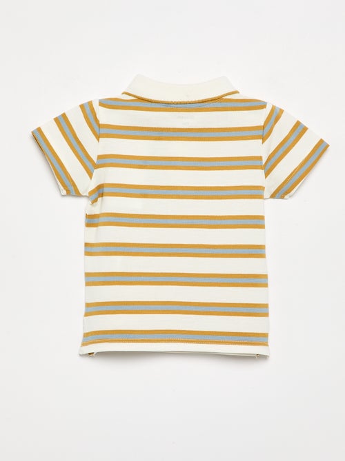 Polo en coton piqué - Kiabi