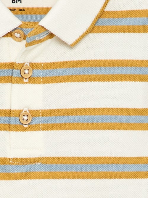 Polo en coton piqué - Kiabi
