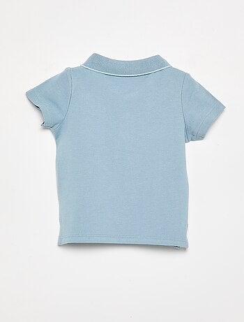 Polo en coton piqué