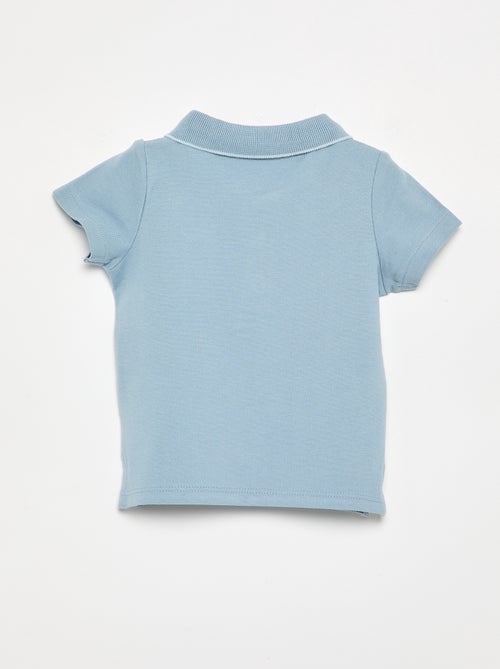 Polo en coton piqué - Kiabi