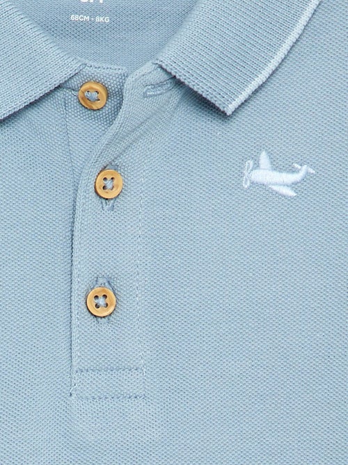 Polo en coton piqué - Kiabi