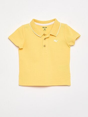 Polo en coton piqué